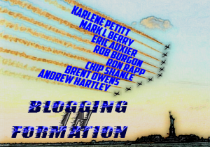 Blogging in Formation Logo