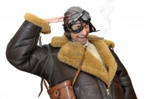 funny-fighter-pilot-saluting-isolated-in-white