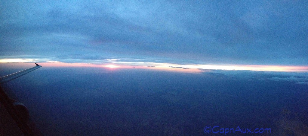 Wing Sunset Panorama