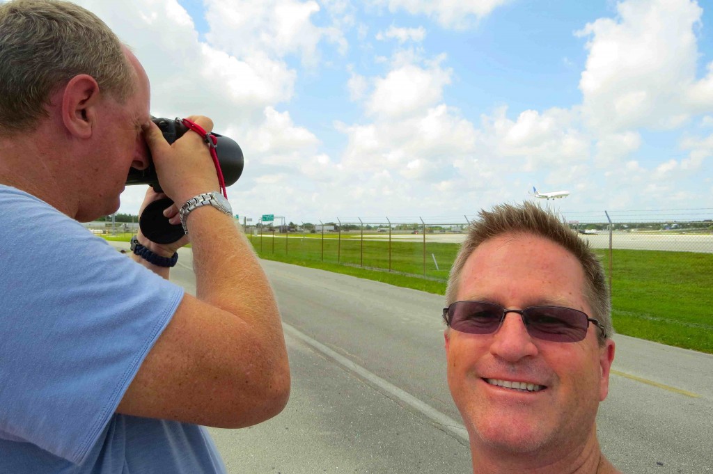 Spottin' with the master, Mark Lawrence of NYCAviation.com! (See his guest post on KFLL's new runway!)