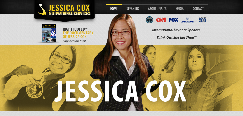 Jessica Cox Rightfooted