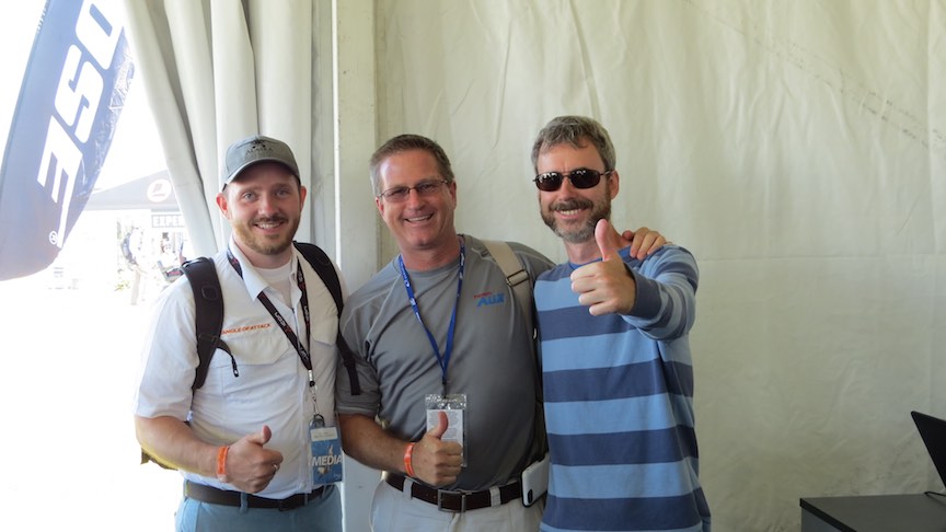With Chris of AOA blog, and Steve Thorne of Flight Chops!