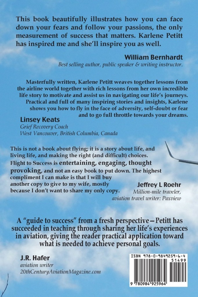 Flight to Success Back Cover