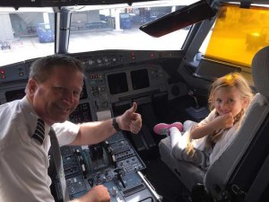 Lil girl A320 cockpit 2