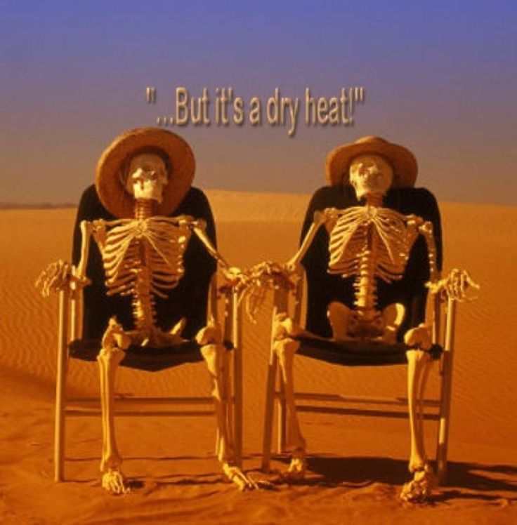 Dry Heat skeletons