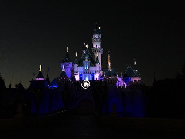 Disney Castle Night 60th