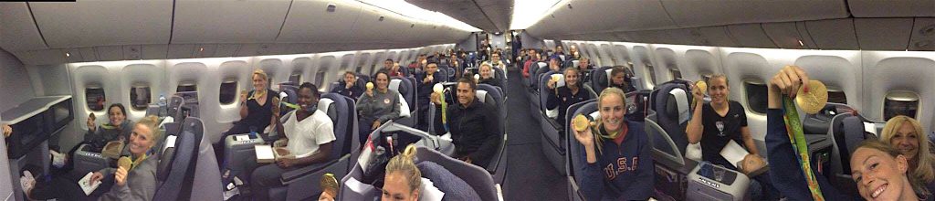 Olympic Flight Pano! New #Sully Movie: Going for Olympic #Rio16 Gold