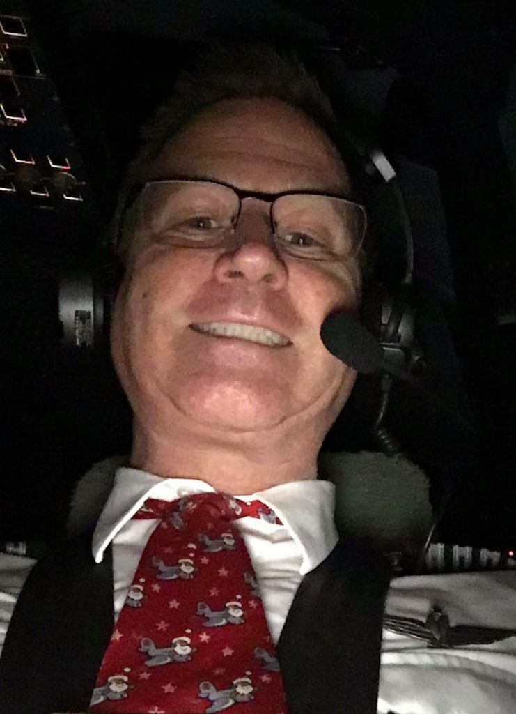 Cockpit night selfie!