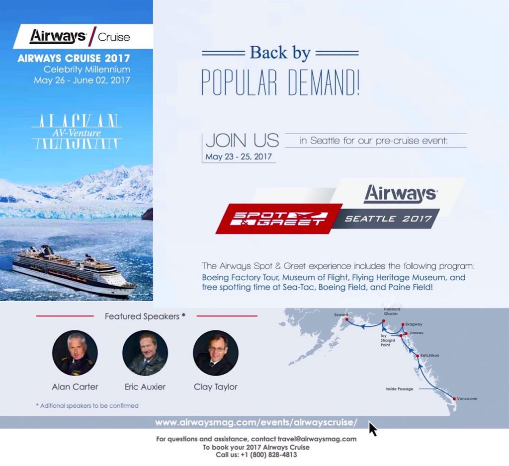 AK Cruise Brochure Collage! Cruising to an Alaska Aviation Adventure!