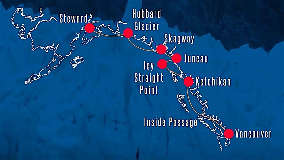 AK Airways Cruise Map Cruising to an Alaska Aviation Adventure!