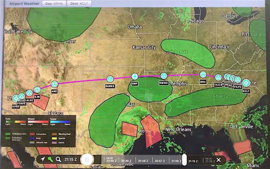 PHX CLT Flt Plan Harvey IAH, HOU, MSY, #HurricaneHarvey and YOU!