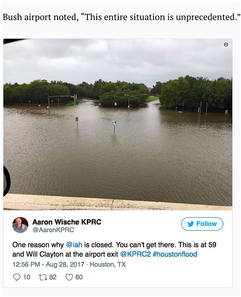 IAH, HOU, MSY, #HurricaneHarvey and YOU!