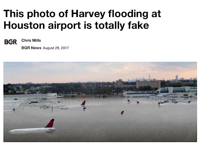 LGA IAH Fake Flooding IAH, HOU, MSY, #HurricaneHarvey and YOU!