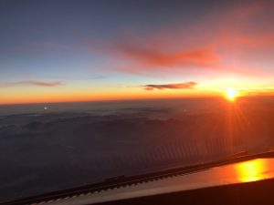 Sunset cockpit left