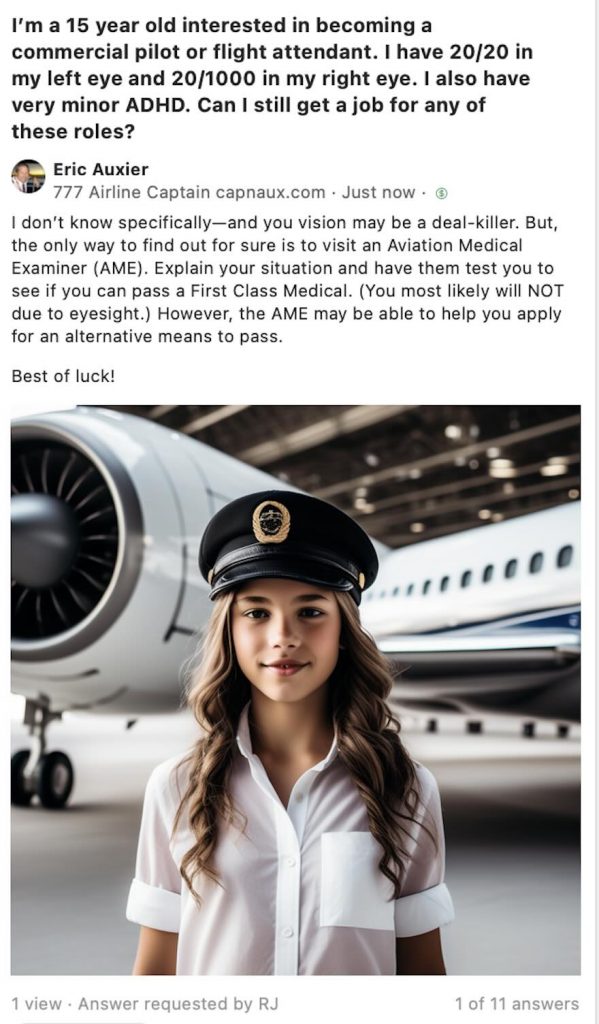 Airline career