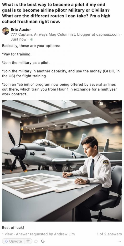 What it Takes to Become a Pilot